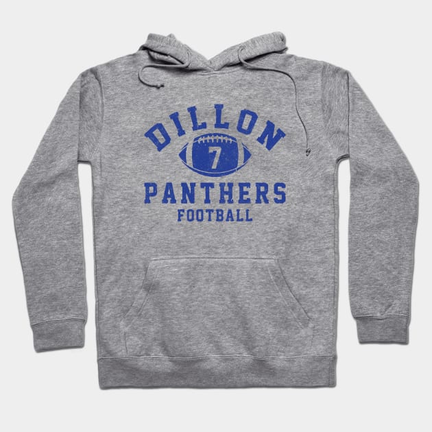 Dillon Panthers 7 Matt Saracen vintage logo Dillon Panthers Hoodie TeePublic